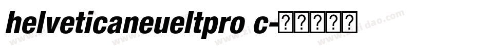 helveticaneueltpro c字体转换